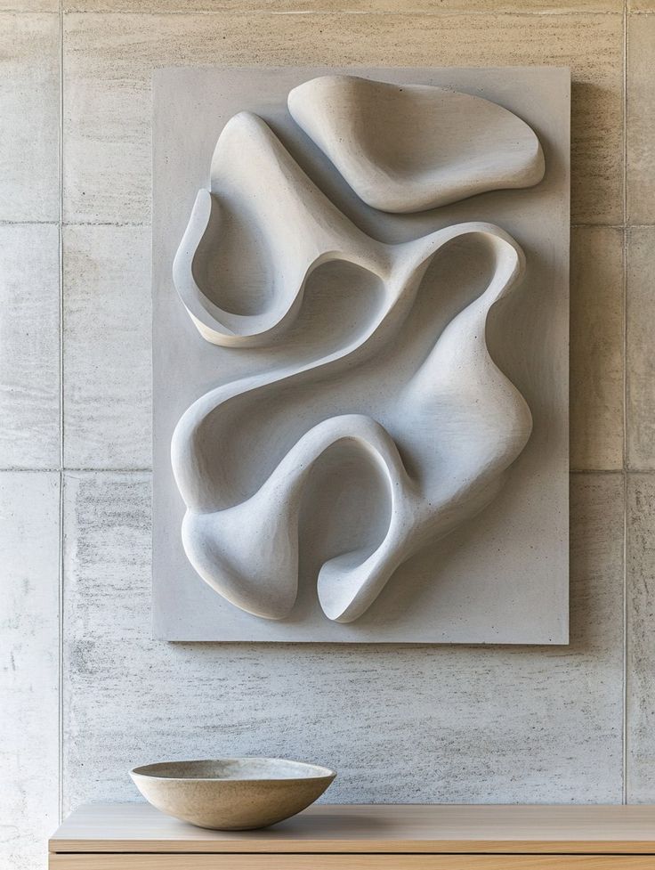 Cuadro 3D estilo brutalista